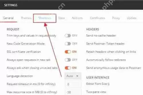 Postman如何设置快捷键-Postman设置快捷键的方法