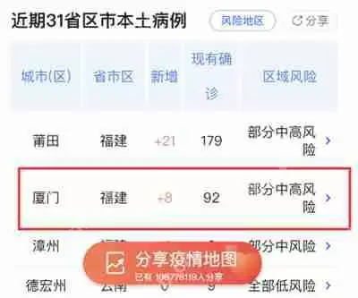 微信怎么查看厦门实时动态