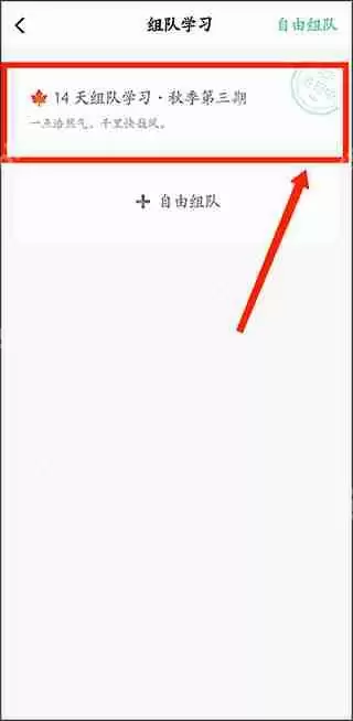 墨墨背单词组队学习教程