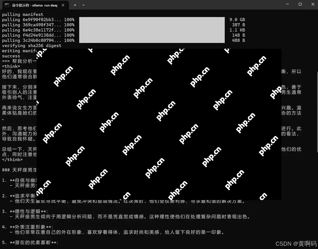 【黄啊码】一篇文章告诉你如何本地部署DeepSeek