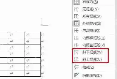 word表格斜线一分为二打字怎么调？