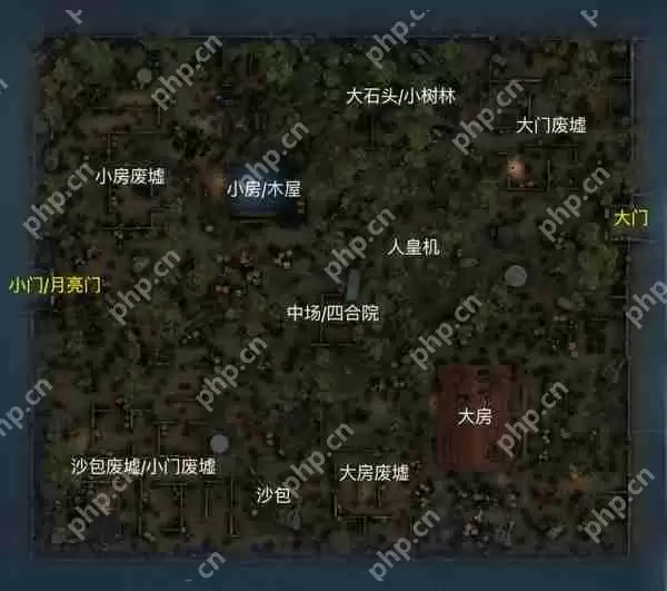 第五人格地图平面图攻略