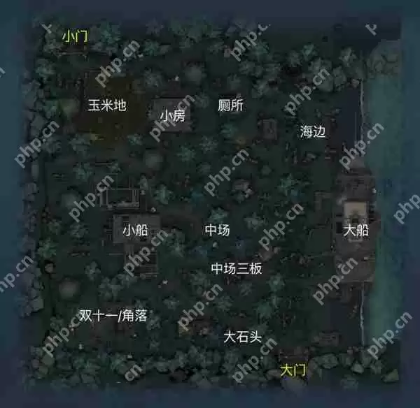 第五人格地图平面图攻略