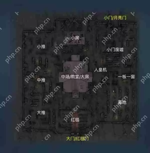 第五人格地图平面图攻略