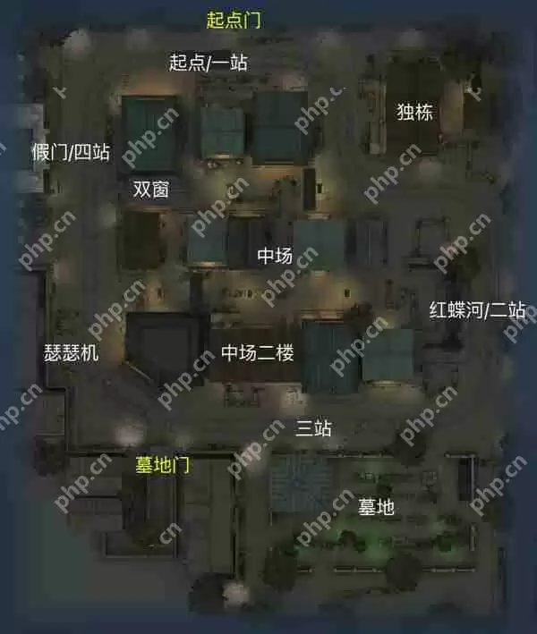 第五人格地图平面图攻略