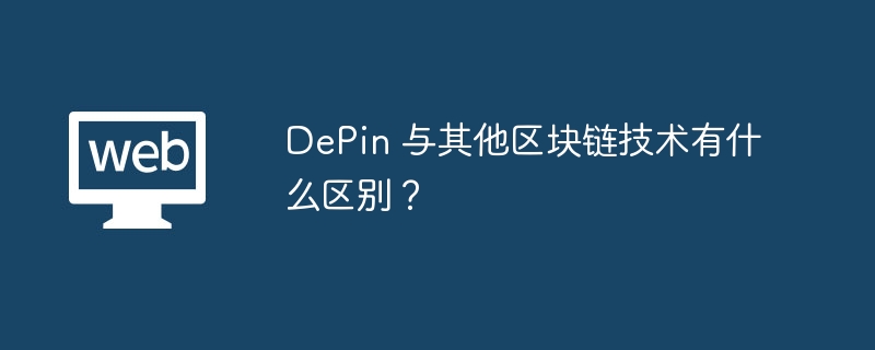 DePin 与其他区块链技术有什么区别？