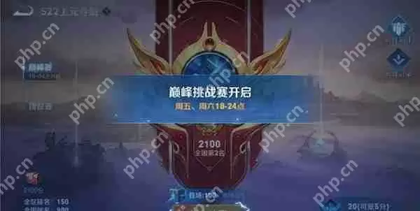 王者荣耀巅峰挑战赛是什么意思