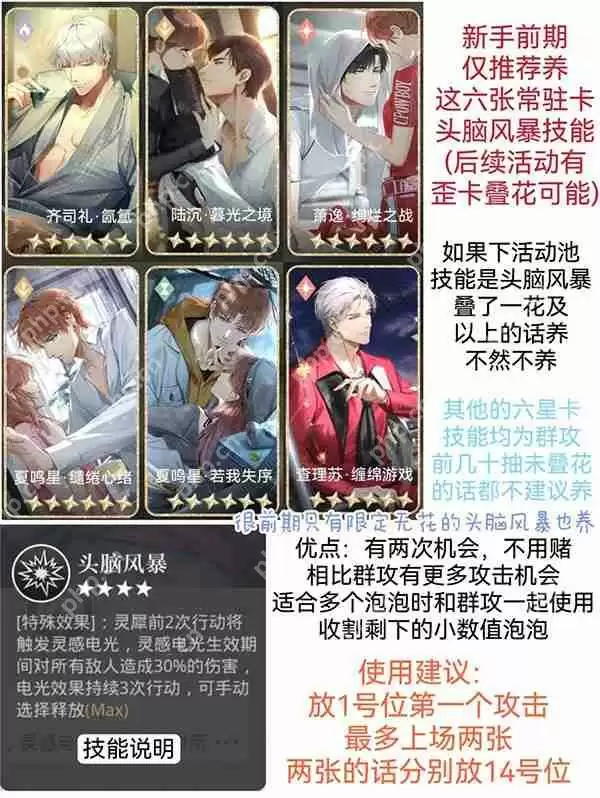 光与夜之恋简单易懂的新手养卡攻略