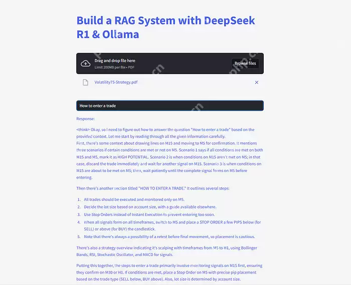 使用 DeepSeek 和 Ollama 搭建一个本地知识库系统(包含完整代码)
