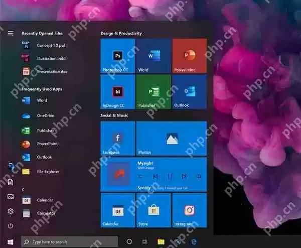 民间高人设计Windows 10开始菜单优化版：更美了