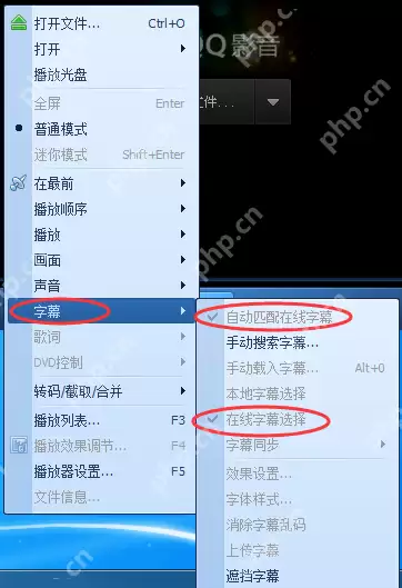 QQ影音字幕重影怎么处理？QQ影音字幕重影处理步骤介绍