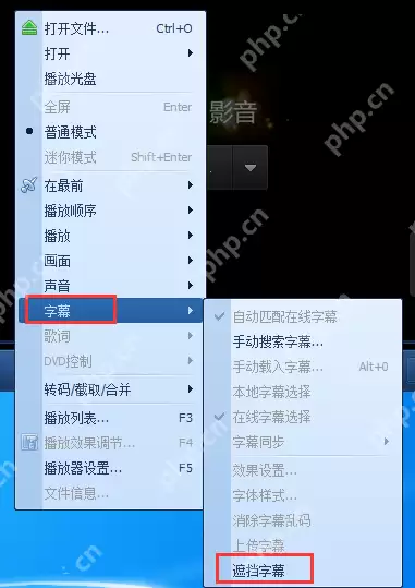 QQ影音字幕重影怎么处理？QQ影音字幕重影处理步骤介绍