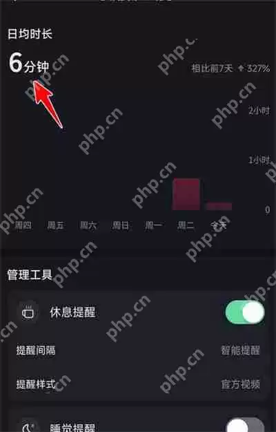 抖音怎么查看日均使用时长