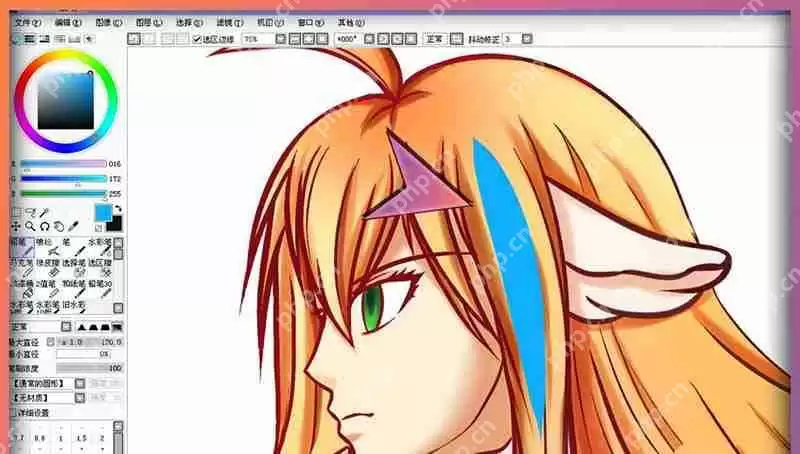 sai绘图软件如何使用铅笔笔刷？sai绘图软件使用铅笔笔刷操作方法介绍