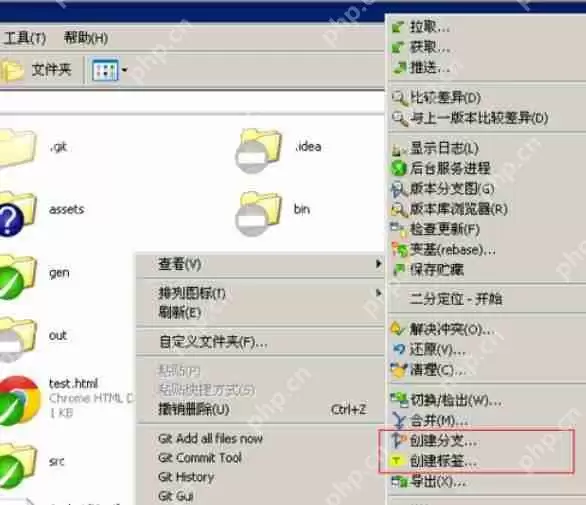 TortoiseGit如何分支与标签_TortoiseGit分支与标签流程分享