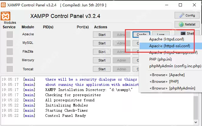 xampp安装教程与配置win10_xampp配置Apache教程