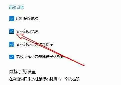 edge浏览器显示鼠标运动轨迹的步骤教程