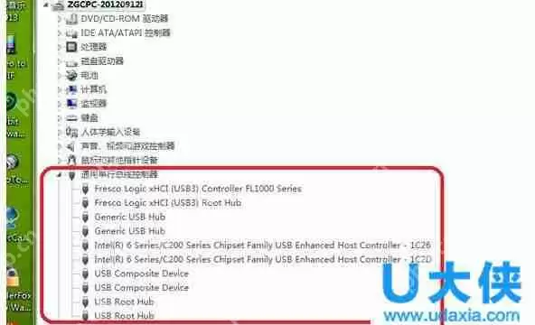 USB接口没反应？解决Win7系统USB接口没反应的方法
