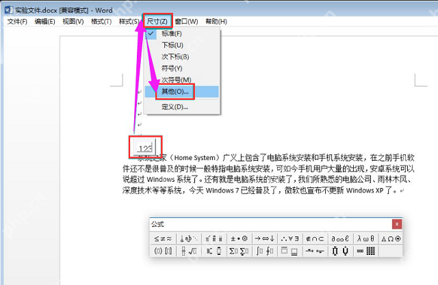 Word公式编辑器怎么使用？