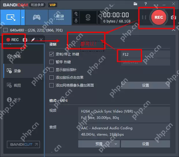 bandicam录屏软件怎么用