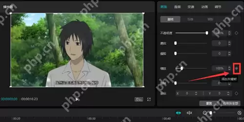 剪映视频画面大小如何调整？剪映视频视频画面大小调整的方法