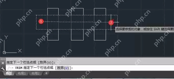 CAD怎么裁剪多余部分?CAD修剪快捷键命令是什么?
