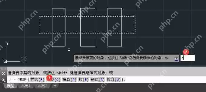 CAD怎么裁剪多余部分?CAD修剪快捷键命令是什么?