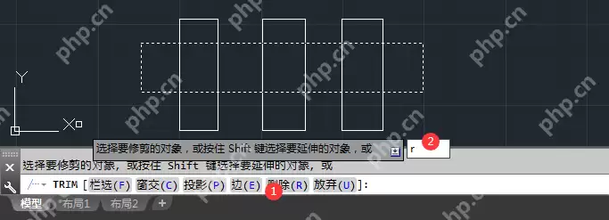 CAD怎么裁剪多余部分?CAD修剪快捷键命令是什么?