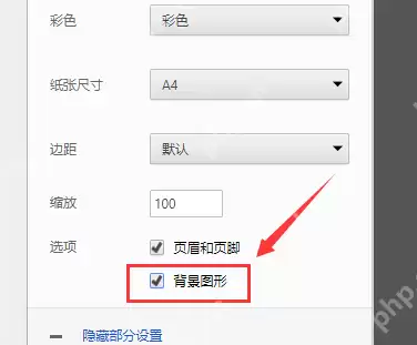 网页图片打印不出背景颜色和图像