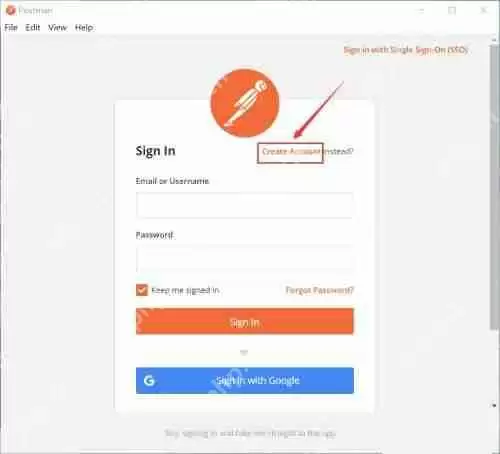 postman怎么创建账号-postman创建账号的方法