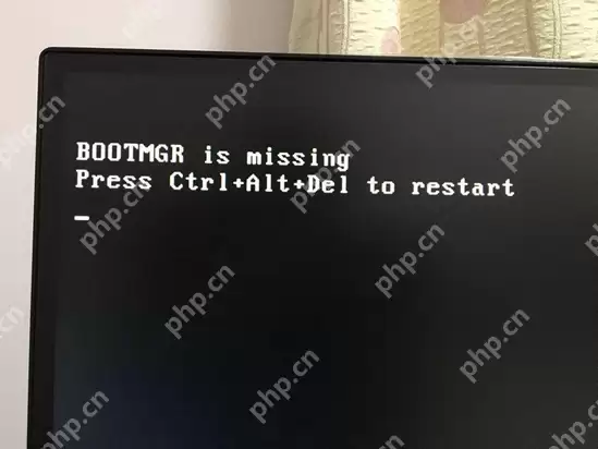 笔记本开机显示“bootmgr is missing”黑屏解决方法
