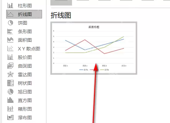word怎么根据数据生成折线图