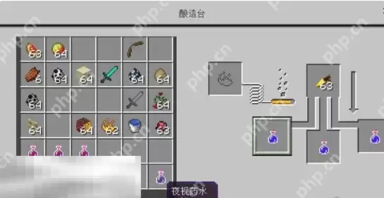 我的世界药水配方大全 炼药素材一览