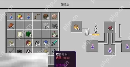 我的世界药水配方大全 炼药素材一览