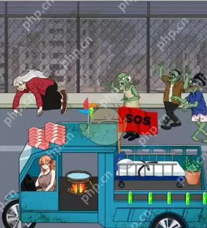 就我眼神好爷奶大战丧尸帮助女生逃离丧尸通关攻略