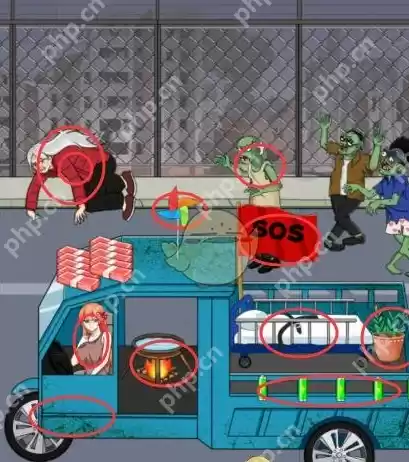 就我眼神好爷奶大战丧尸帮助女生逃离丧尸通关攻略