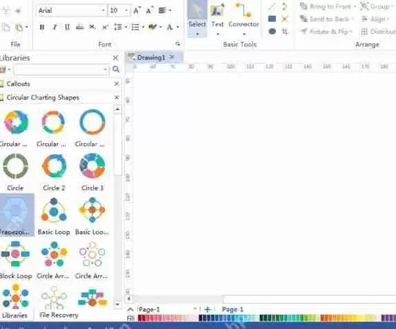 Edraw Max怎样绘制东南西北方向图?