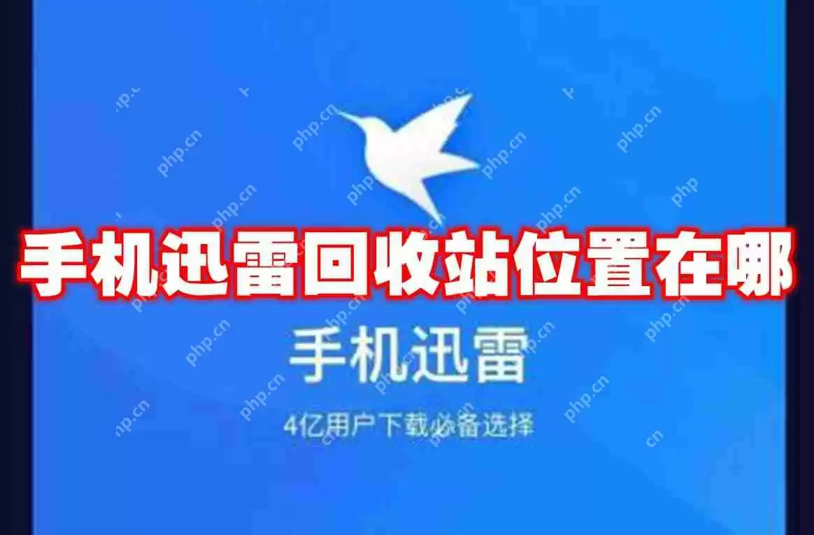 手机迅雷回收站位置在哪