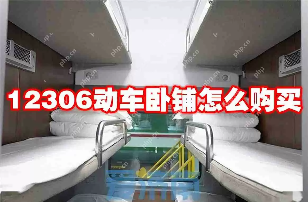 12306动车卧铺怎么购买