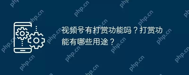 视频号有打赏功能吗？打赏功能有哪些用途？