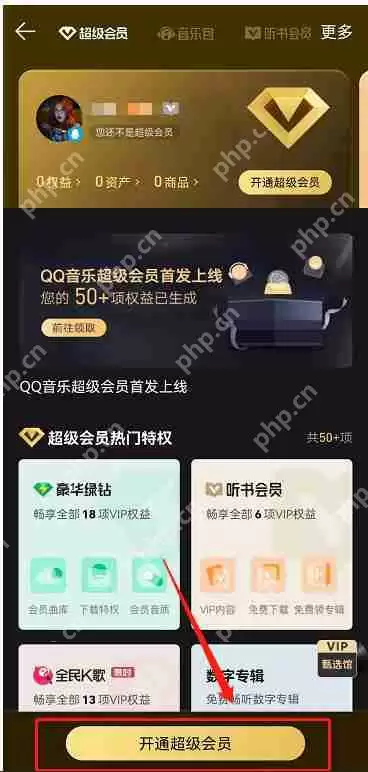qq音乐会员怎么开通