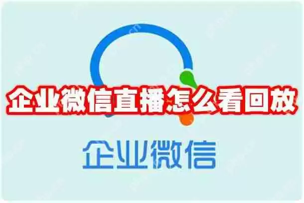 企业微信直播怎么看回放