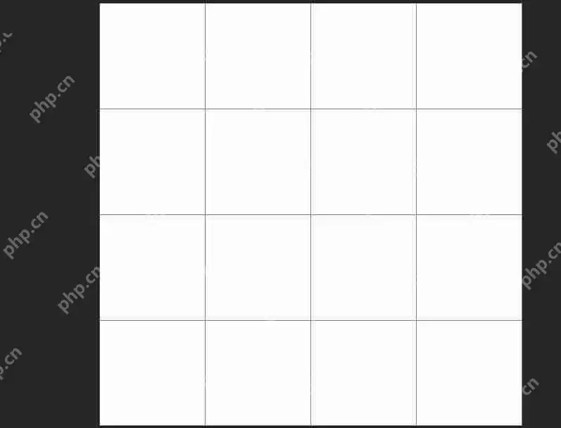 ps画相同的小方格九宫格线教程