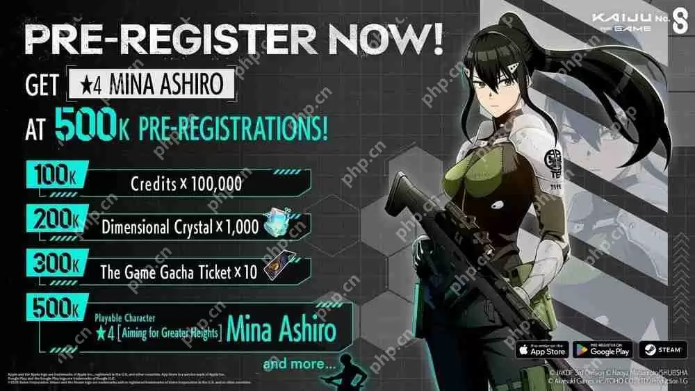 战斗RPG手游《怪兽 8 号 THE GAME》开启全球事前预约