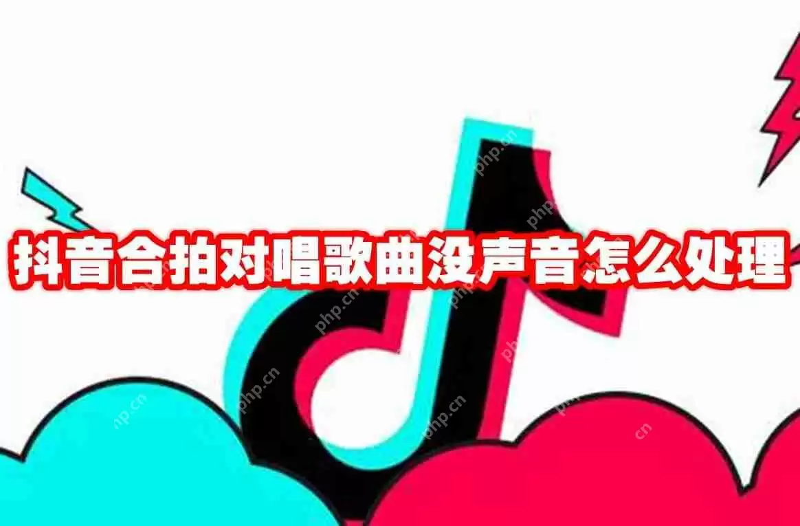 抖音合拍对唱歌曲没声音怎么处理