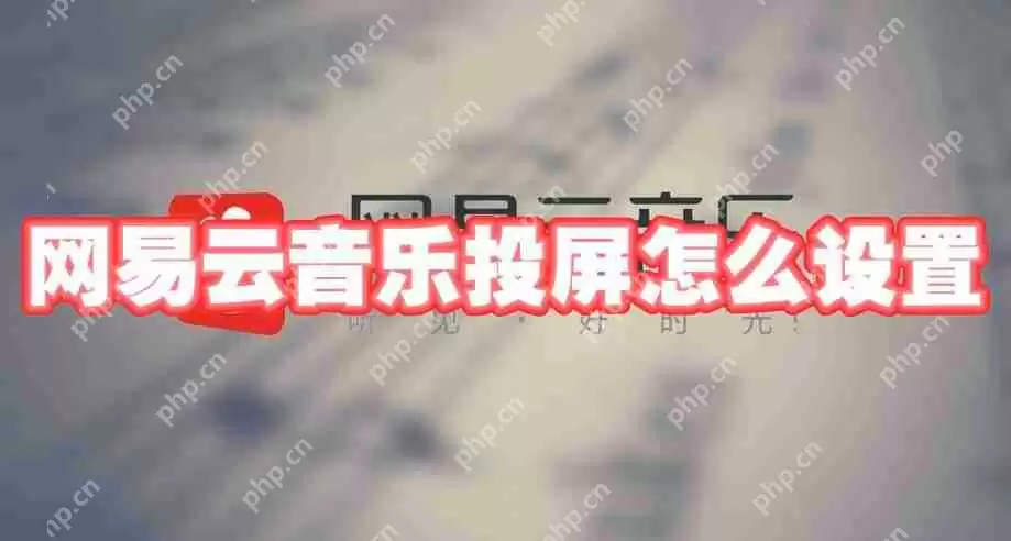 网易云音乐投屏怎么设置