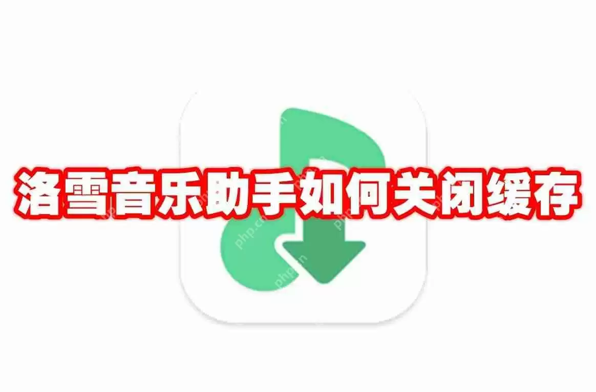 洛雪音乐助手如何关闭缓存