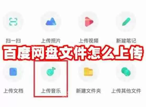 百度网盘文件怎么上传