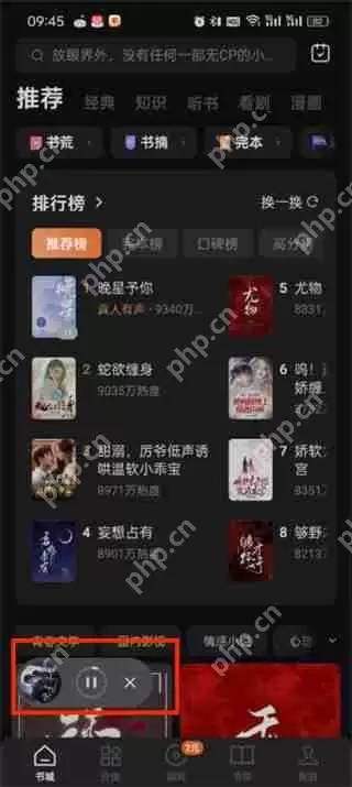 番茄小说听书怎么切换成看书