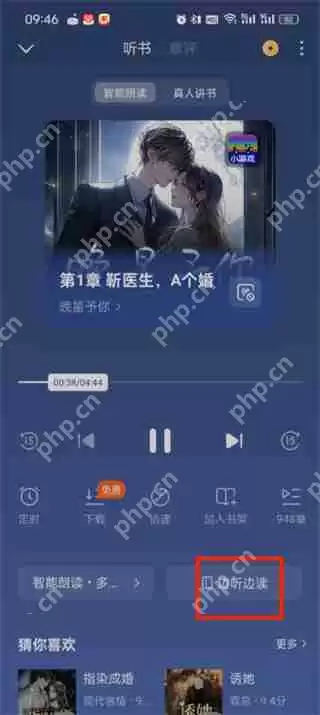 番茄小说听书怎么切换成看书